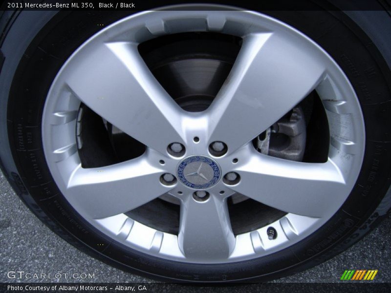 Black / Black 2011 Mercedes-Benz ML 350