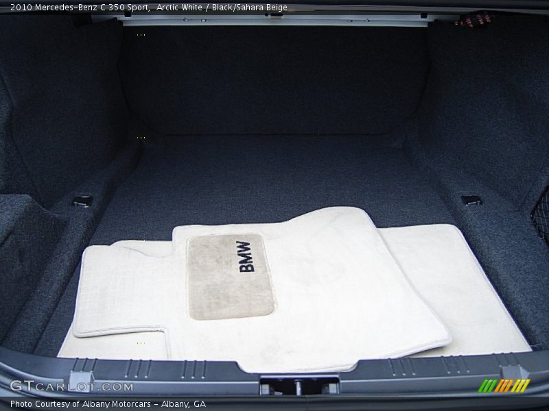 Arctic White / Black/Sahara Beige 2010 Mercedes-Benz C 350 Sport