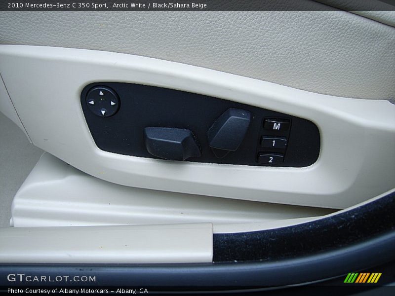 Arctic White / Black/Sahara Beige 2010 Mercedes-Benz C 350 Sport