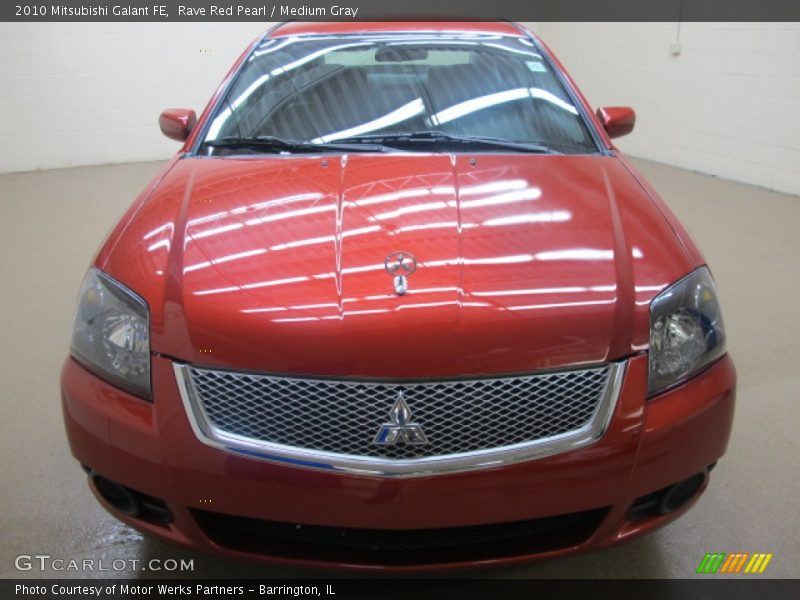 Rave Red Pearl / Medium Gray 2010 Mitsubishi Galant FE