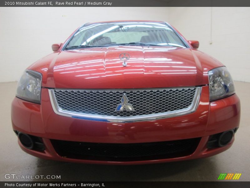 Rave Red Pearl / Medium Gray 2010 Mitsubishi Galant FE