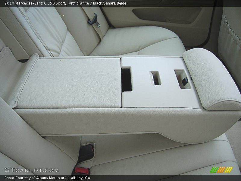 Arctic White / Black/Sahara Beige 2010 Mercedes-Benz C 350 Sport