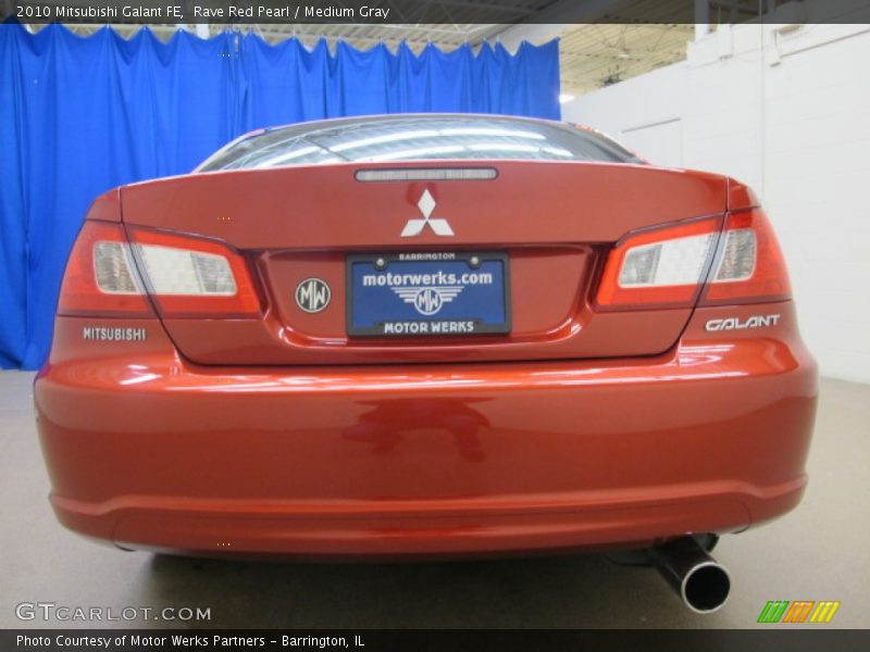Rave Red Pearl / Medium Gray 2010 Mitsubishi Galant FE