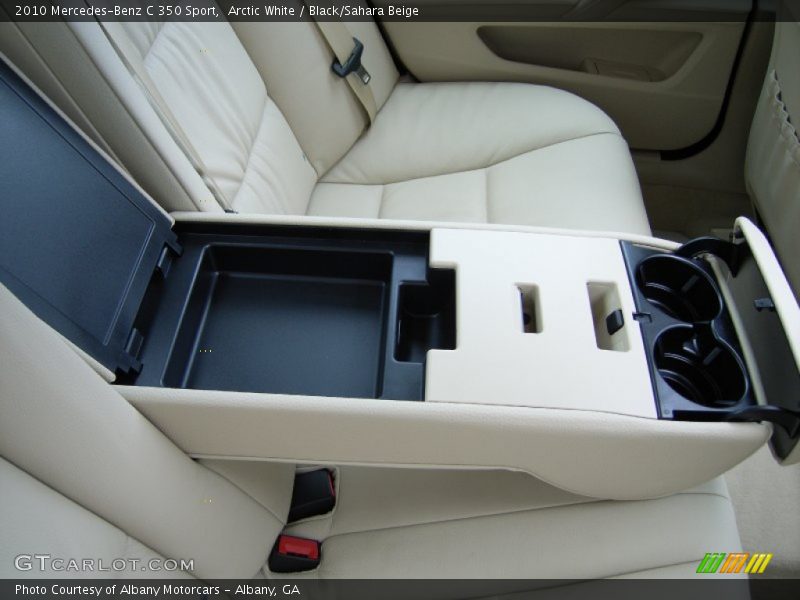 Arctic White / Black/Sahara Beige 2010 Mercedes-Benz C 350 Sport