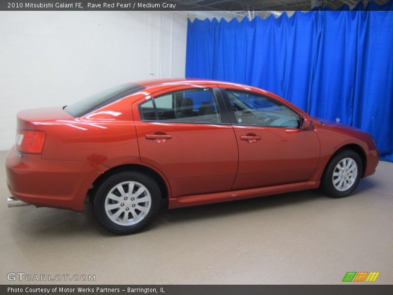 Rave Red Pearl / Medium Gray 2010 Mitsubishi Galant FE