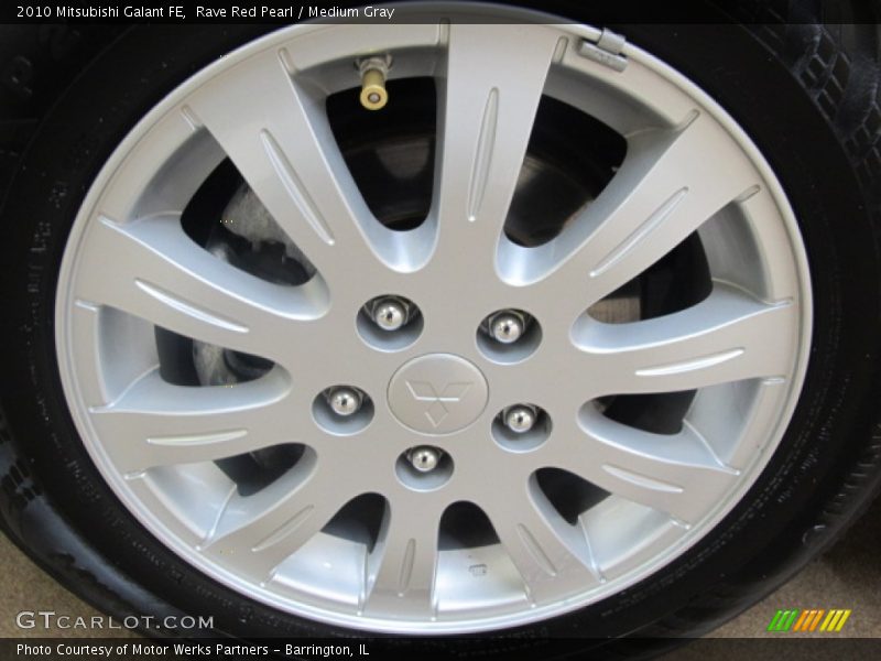 Rave Red Pearl / Medium Gray 2010 Mitsubishi Galant FE