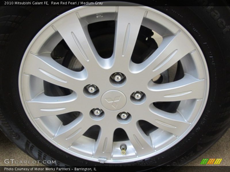 Rave Red Pearl / Medium Gray 2010 Mitsubishi Galant FE