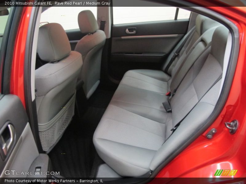Rave Red Pearl / Medium Gray 2010 Mitsubishi Galant FE