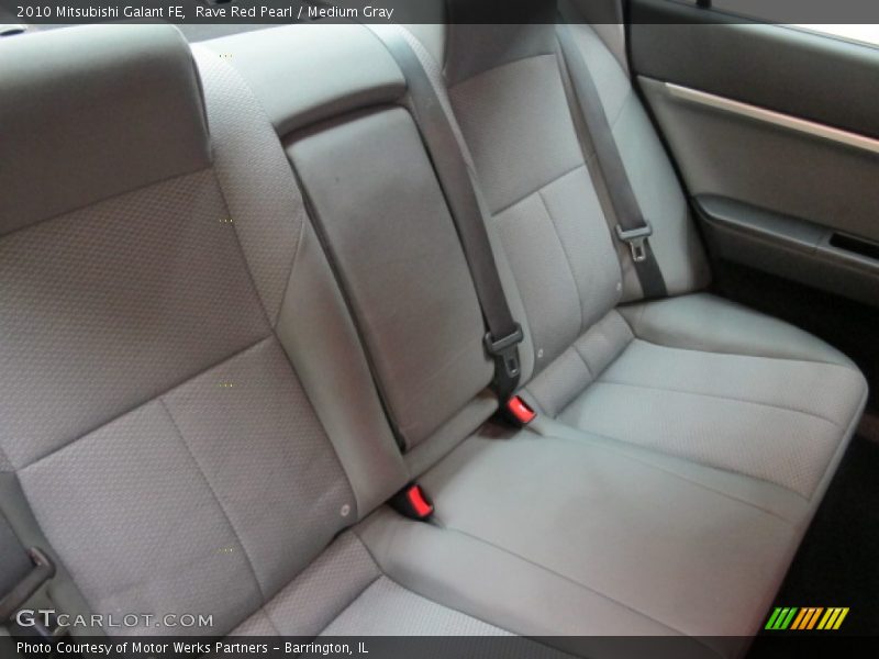 Rave Red Pearl / Medium Gray 2010 Mitsubishi Galant FE