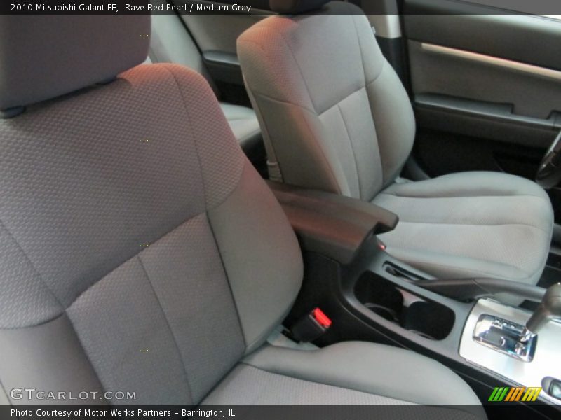 Rave Red Pearl / Medium Gray 2010 Mitsubishi Galant FE