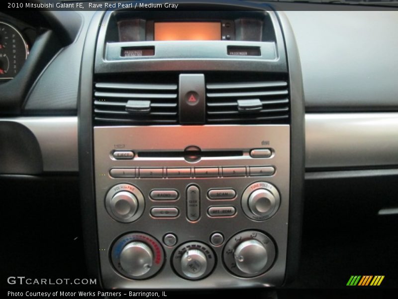 Rave Red Pearl / Medium Gray 2010 Mitsubishi Galant FE