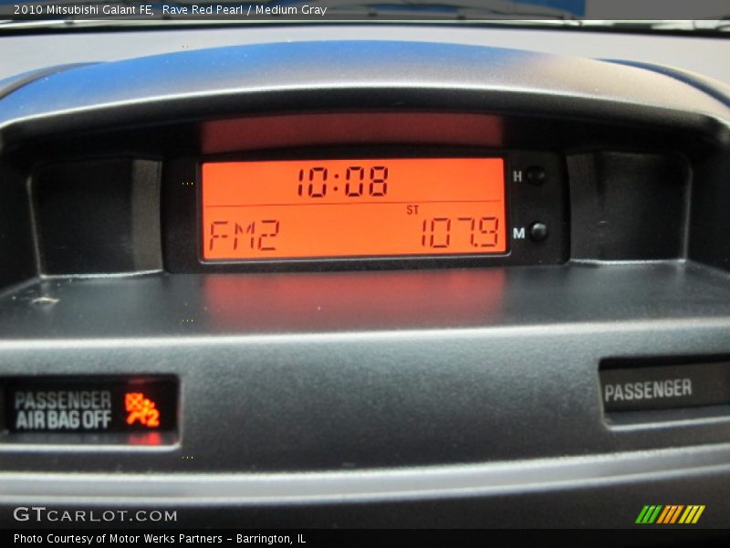 Rave Red Pearl / Medium Gray 2010 Mitsubishi Galant FE