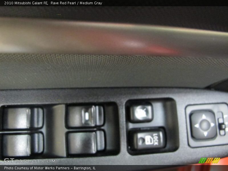 Rave Red Pearl / Medium Gray 2010 Mitsubishi Galant FE
