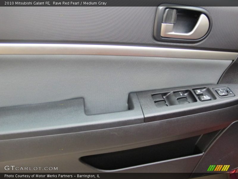 Rave Red Pearl / Medium Gray 2010 Mitsubishi Galant FE