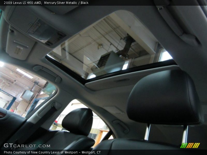 Mercury Silver Metallic / Black 2009 Lexus LS 460 AWD