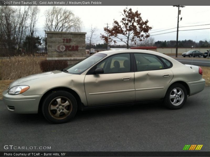 Gold Ash Metallic / Medium/Dark Pebble 2007 Ford Taurus SE