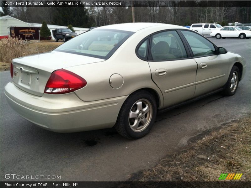 Gold Ash Metallic / Medium/Dark Pebble 2007 Ford Taurus SE