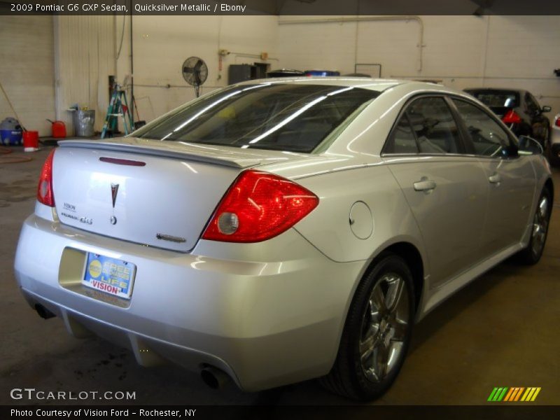 Quicksilver Metallic / Ebony 2009 Pontiac G6 GXP Sedan