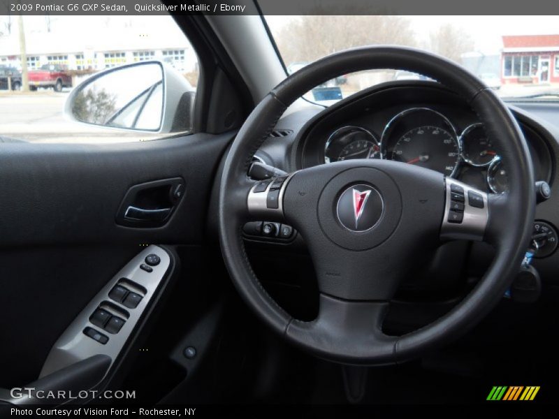 Quicksilver Metallic / Ebony 2009 Pontiac G6 GXP Sedan