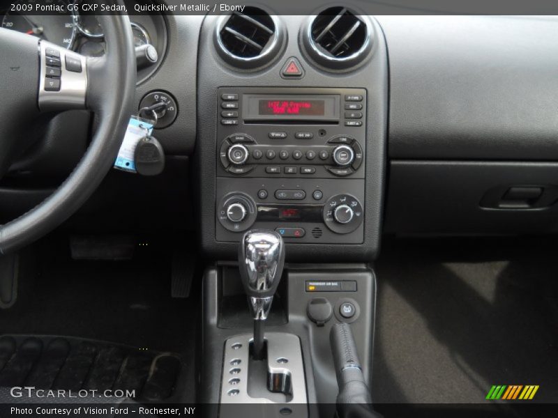 Quicksilver Metallic / Ebony 2009 Pontiac G6 GXP Sedan