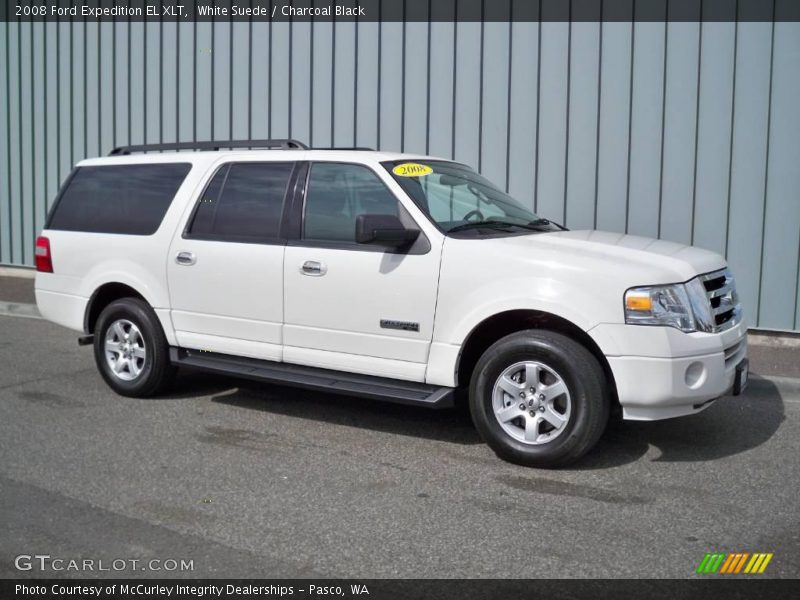 White Suede / Charcoal Black 2008 Ford Expedition EL XLT