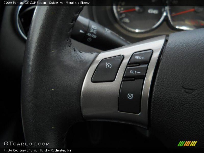 Quicksilver Metallic / Ebony 2009 Pontiac G6 GXP Sedan