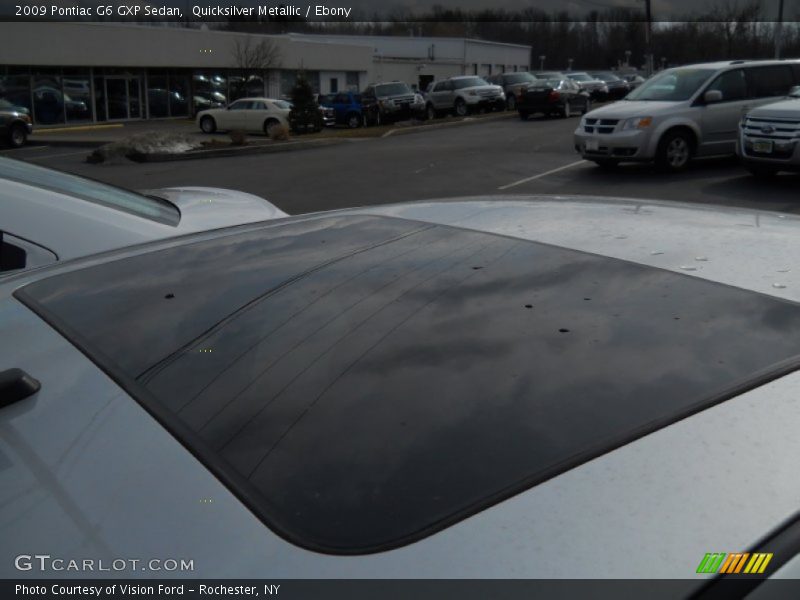 Quicksilver Metallic / Ebony 2009 Pontiac G6 GXP Sedan