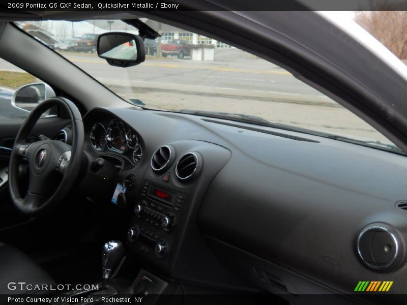 Quicksilver Metallic / Ebony 2009 Pontiac G6 GXP Sedan