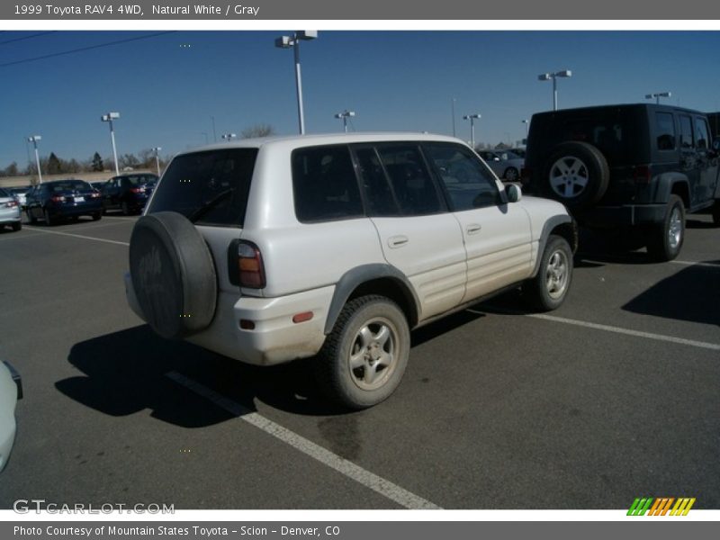 Natural White / Gray 1999 Toyota RAV4 4WD
