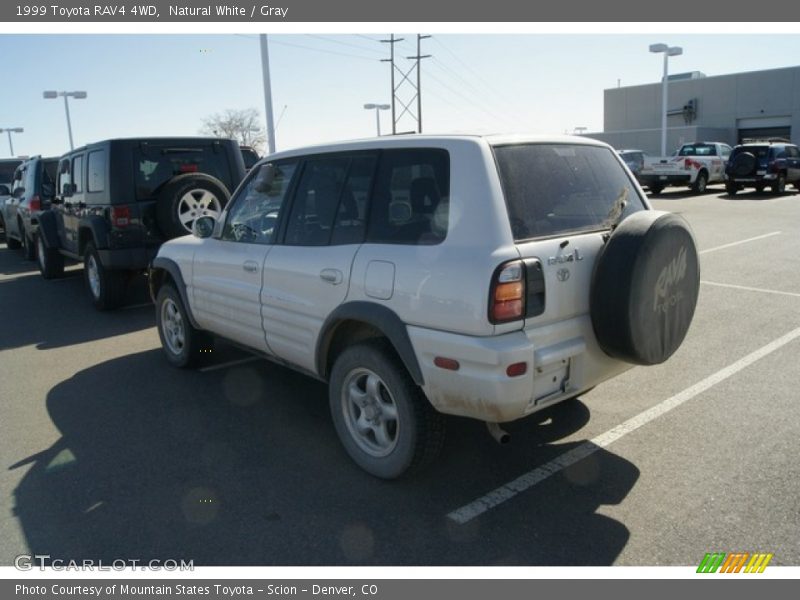 Natural White / Gray 1999 Toyota RAV4 4WD