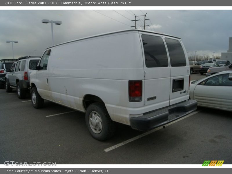 Oxford White / Medium Flint 2010 Ford E Series Van E250 XL Commericial