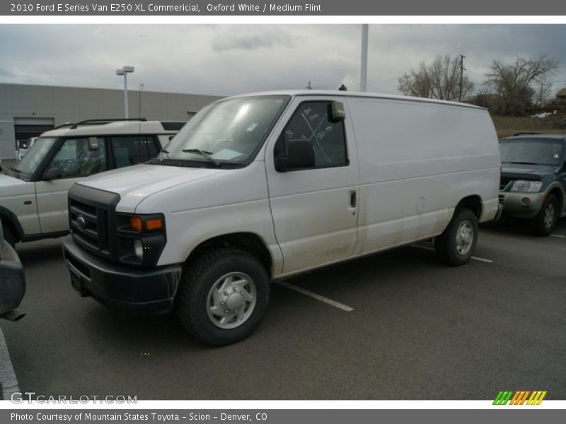 Oxford White / Medium Flint 2010 Ford E Series Van E250 XL Commericial