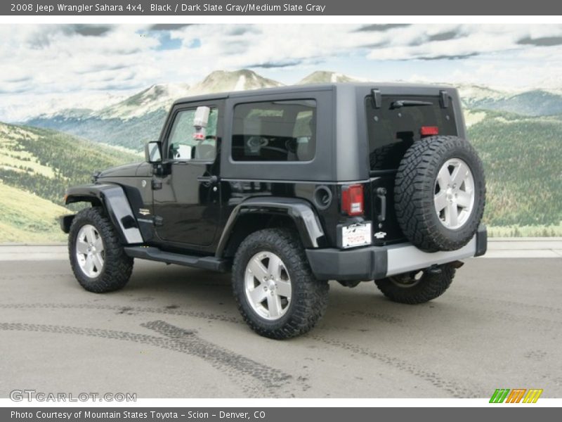 Black / Dark Slate Gray/Medium Slate Gray 2008 Jeep Wrangler Sahara 4x4