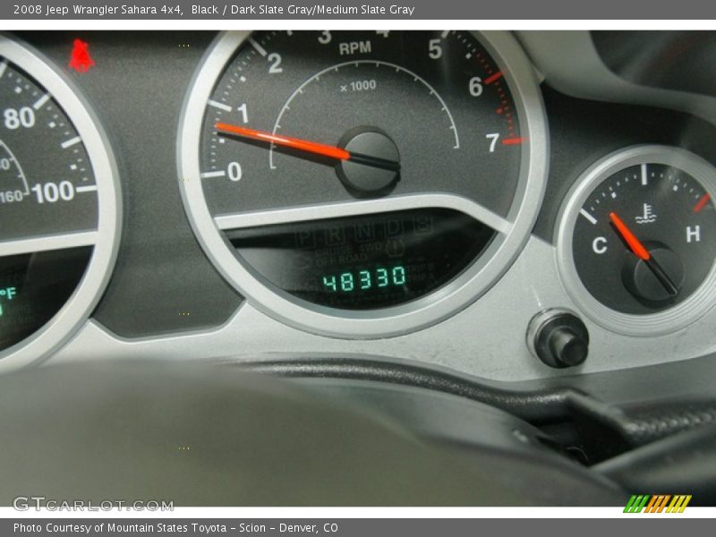 Black / Dark Slate Gray/Medium Slate Gray 2008 Jeep Wrangler Sahara 4x4