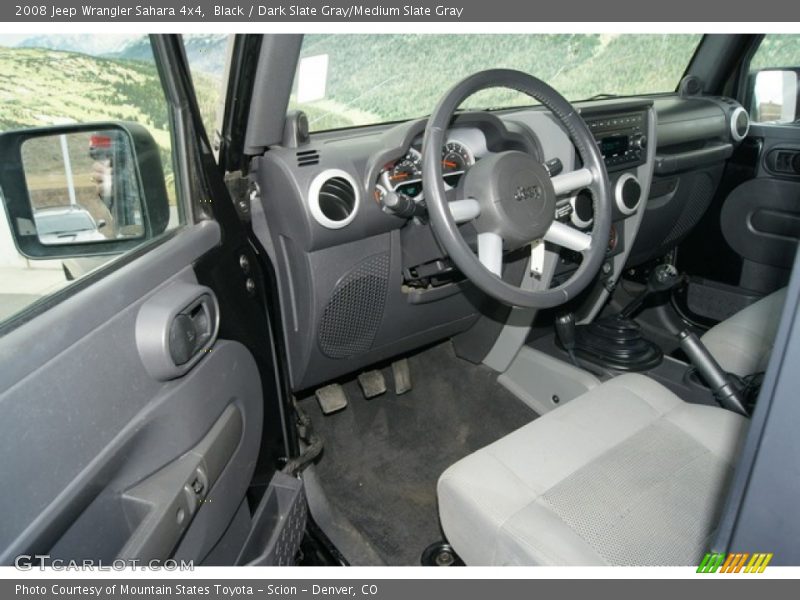 Black / Dark Slate Gray/Medium Slate Gray 2008 Jeep Wrangler Sahara 4x4