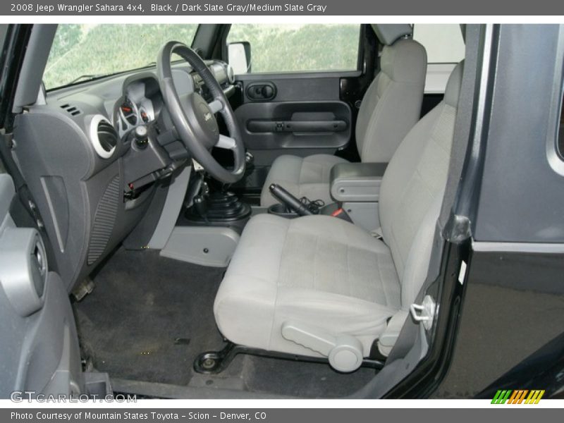 Black / Dark Slate Gray/Medium Slate Gray 2008 Jeep Wrangler Sahara 4x4