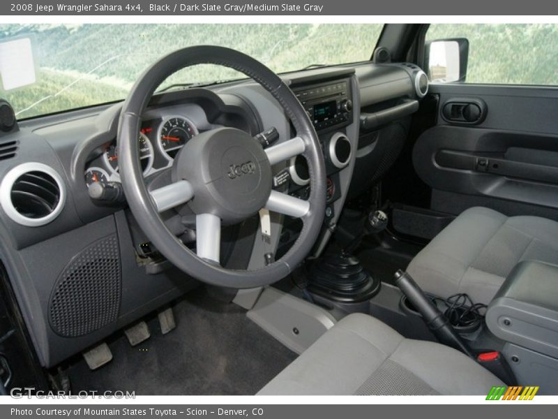 Black / Dark Slate Gray/Medium Slate Gray 2008 Jeep Wrangler Sahara 4x4