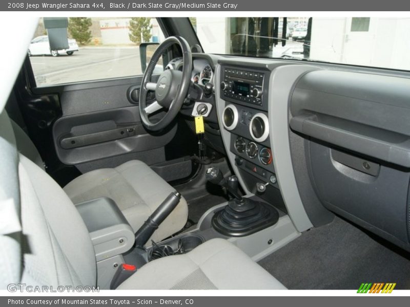 Black / Dark Slate Gray/Medium Slate Gray 2008 Jeep Wrangler Sahara 4x4