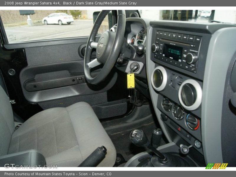 Black / Dark Slate Gray/Medium Slate Gray 2008 Jeep Wrangler Sahara 4x4