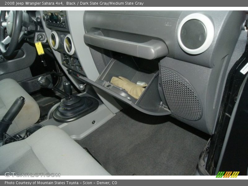 Black / Dark Slate Gray/Medium Slate Gray 2008 Jeep Wrangler Sahara 4x4