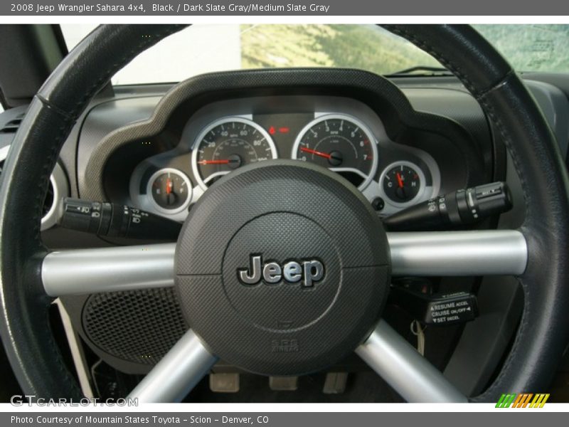 Black / Dark Slate Gray/Medium Slate Gray 2008 Jeep Wrangler Sahara 4x4