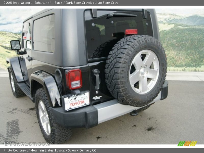 Black / Dark Slate Gray/Medium Slate Gray 2008 Jeep Wrangler Sahara 4x4