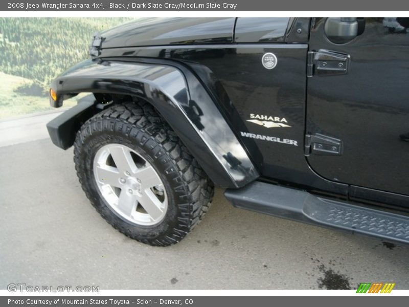 Black / Dark Slate Gray/Medium Slate Gray 2008 Jeep Wrangler Sahara 4x4