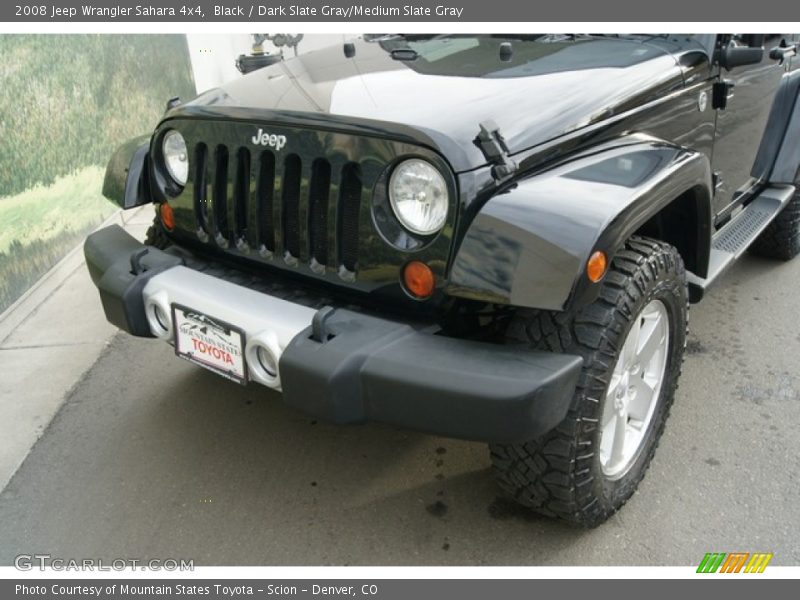 Black / Dark Slate Gray/Medium Slate Gray 2008 Jeep Wrangler Sahara 4x4