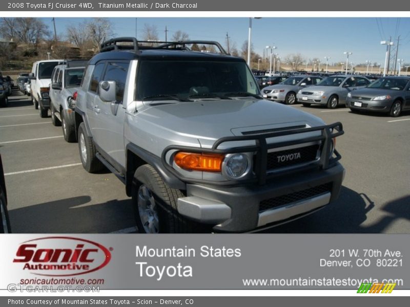 Titanium Metallic / Dark Charcoal 2008 Toyota FJ Cruiser 4WD