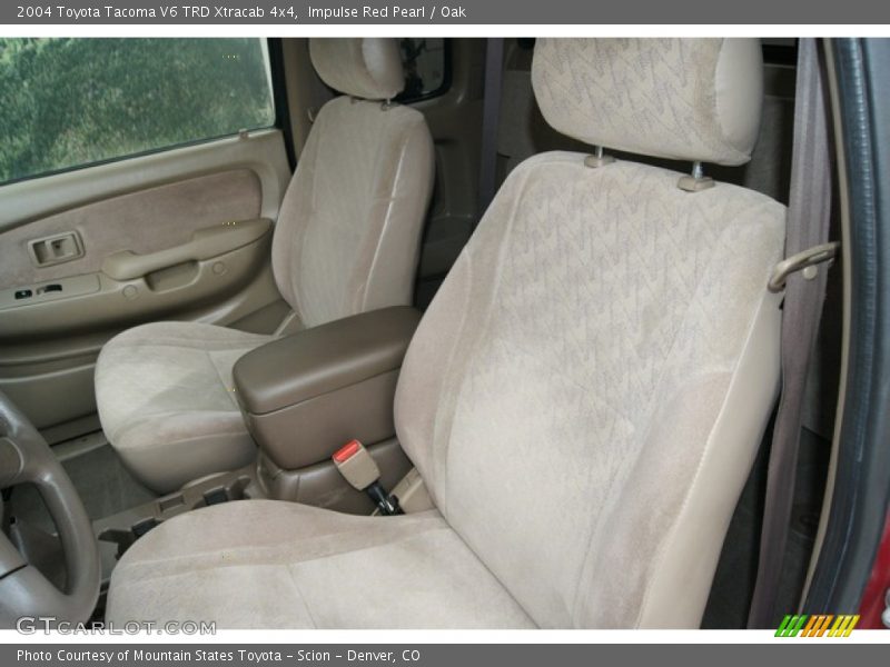 Impulse Red Pearl / Oak 2004 Toyota Tacoma V6 TRD Xtracab 4x4