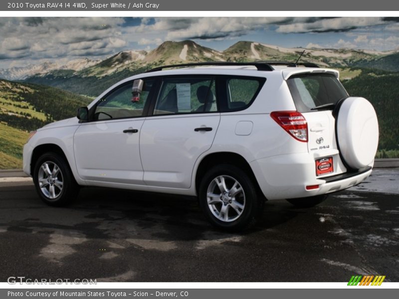 Super White / Ash Gray 2010 Toyota RAV4 I4 4WD