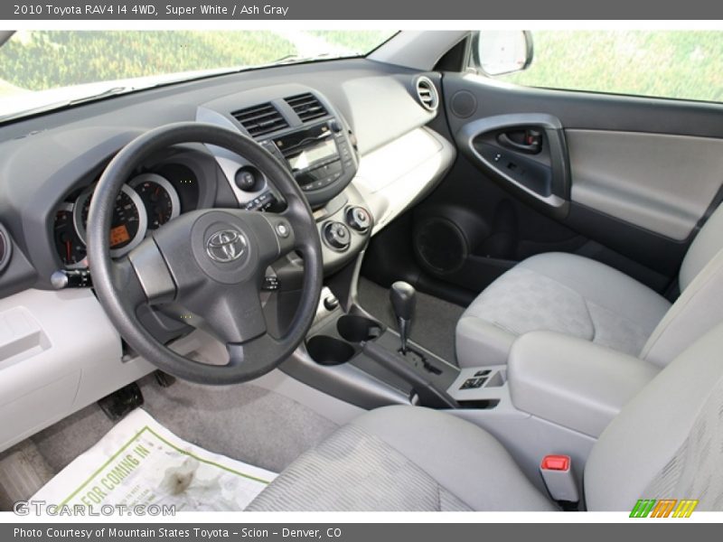 Super White / Ash Gray 2010 Toyota RAV4 I4 4WD