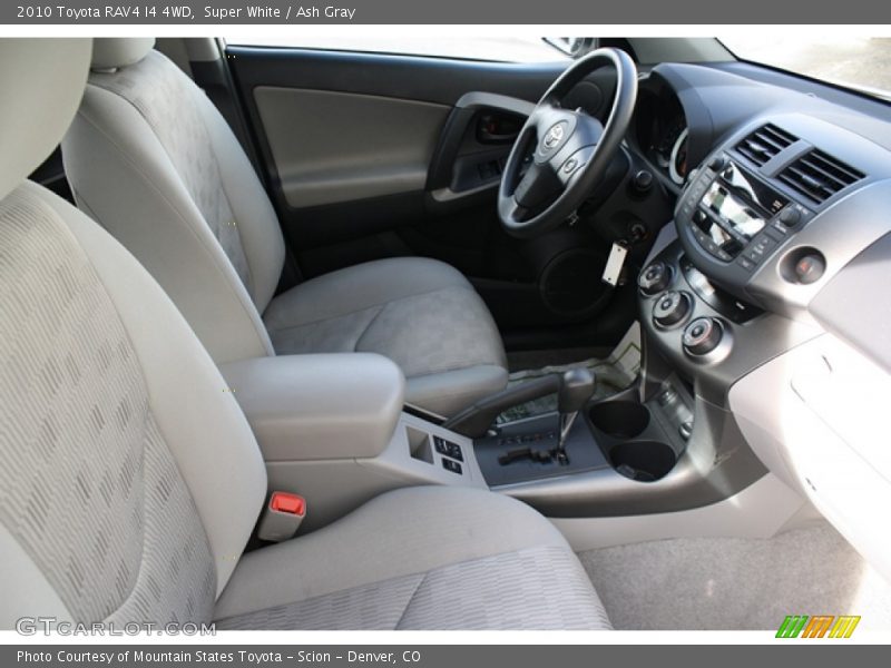 Super White / Ash Gray 2010 Toyota RAV4 I4 4WD