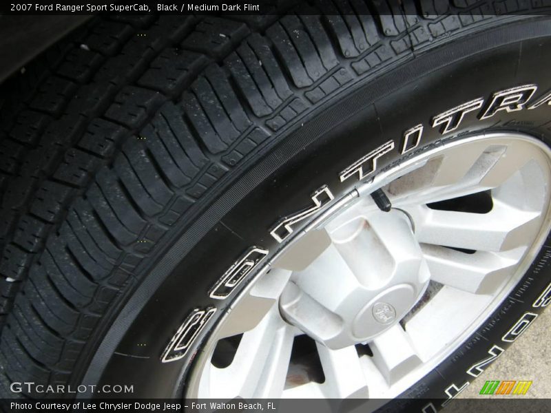 Black / Medium Dark Flint 2007 Ford Ranger Sport SuperCab